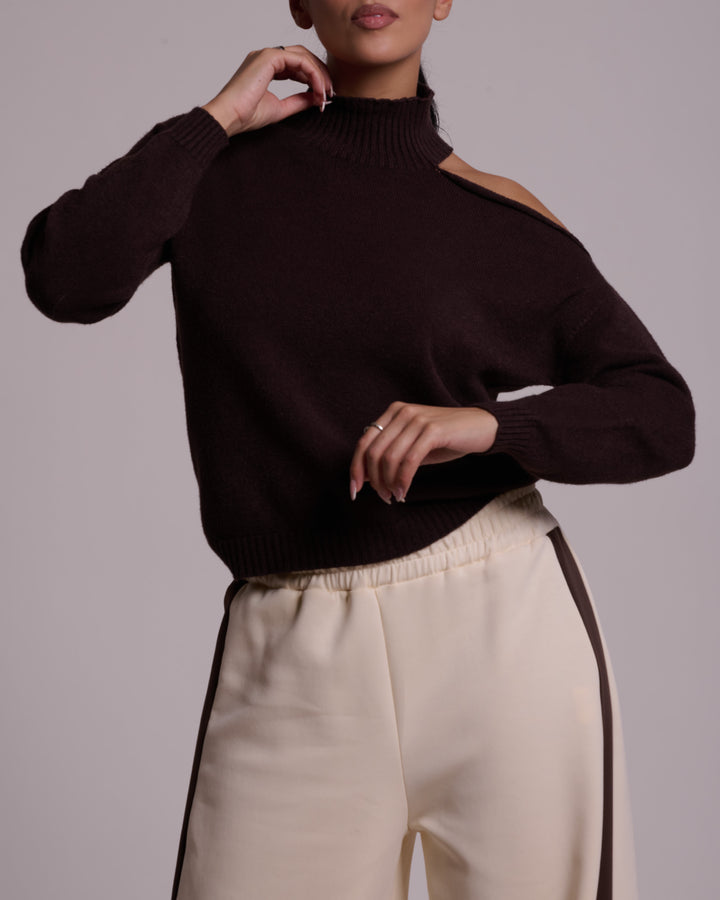 Maglione spalla scoperta