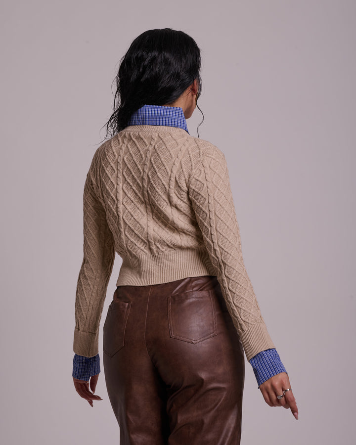 Maglione con camicia